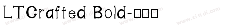 LTCrafted Bold字体转换